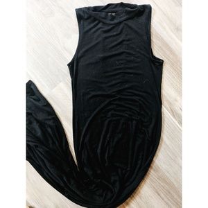 Open back maxi dress